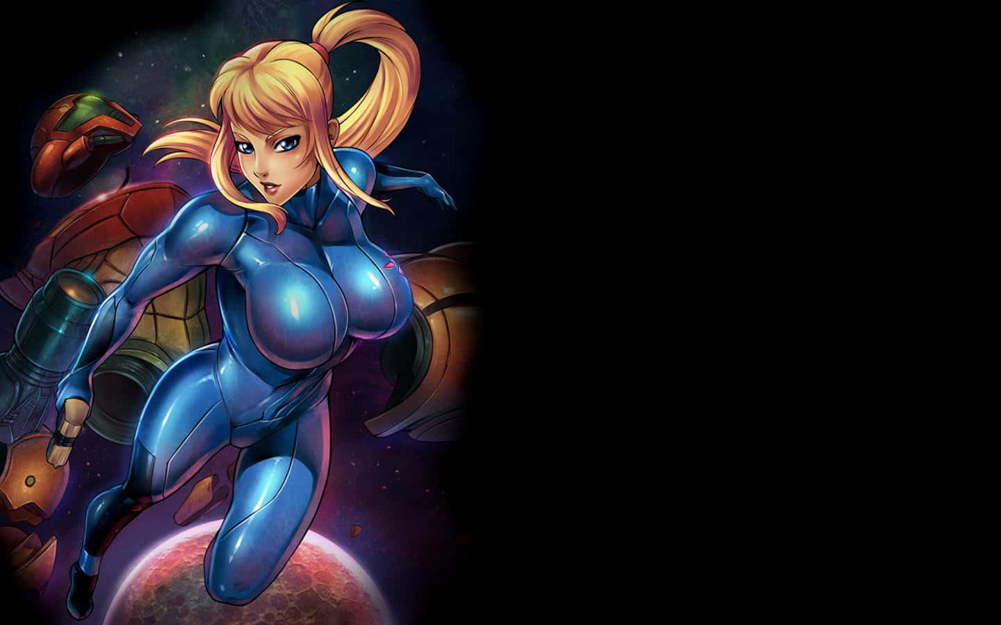 Zero Suit Samus, Ready For Adventure Wallpaper