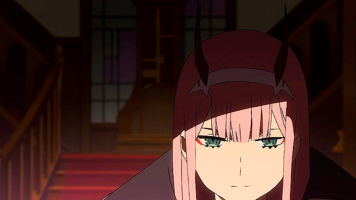 Zero Two In The Dark Wallpaper