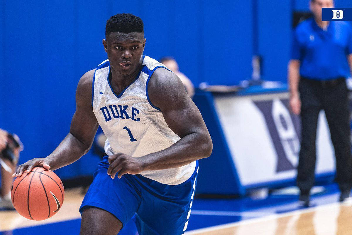 Zion Williamson Duke Wallpaper