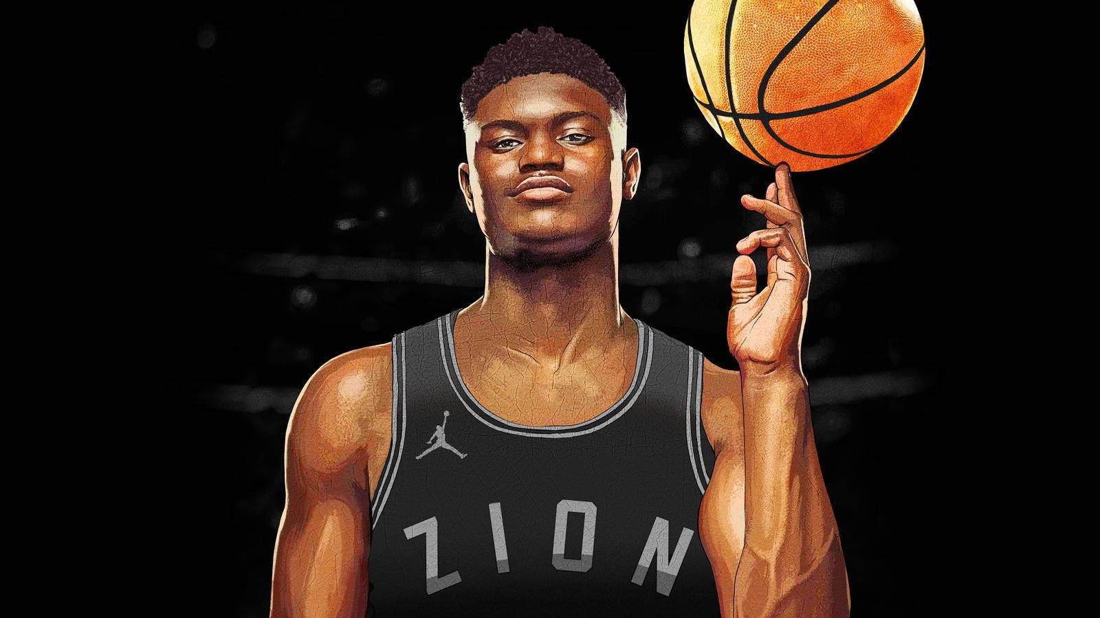 Zion Williamson Painting Wallpaper