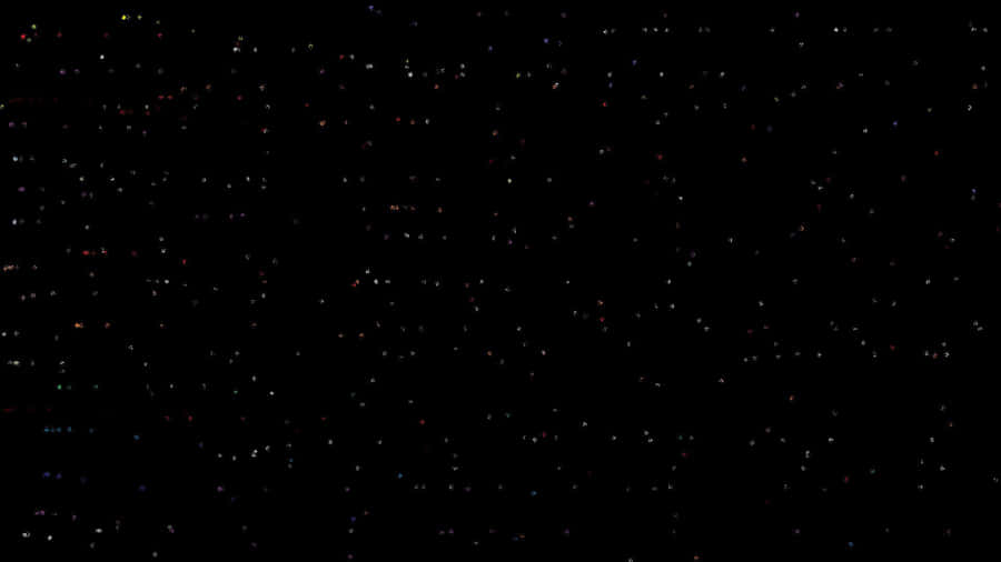 1920x1080 Black Starry Night Sky Wallpaper
