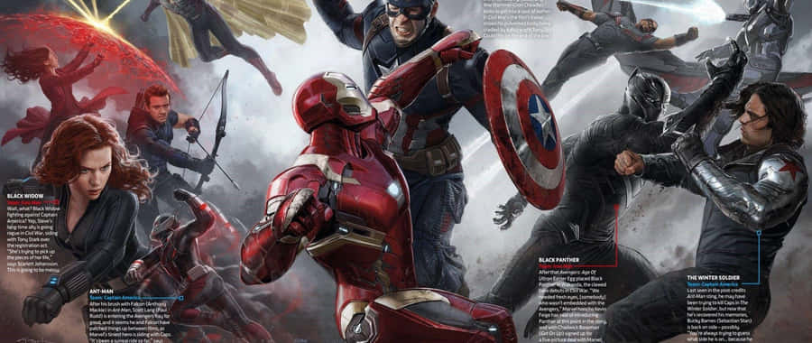 2560 X 1080 Marvel Avengers Age Of Ultron Wallpaper
