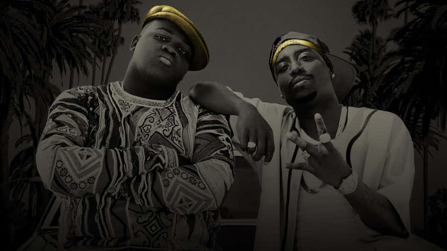 2pac And Biggie Smalls, Together Again Wallpaper