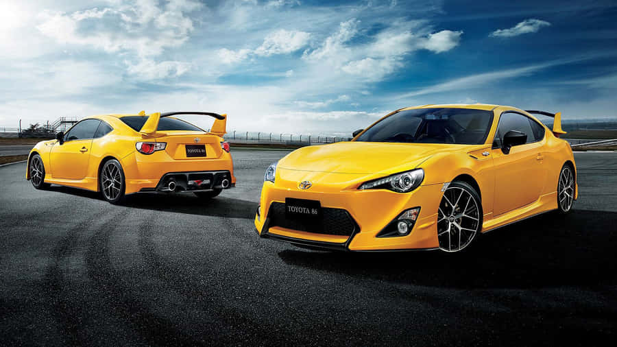 4k Toyota 86 Yellow Limited Edition Cars Wallpaper