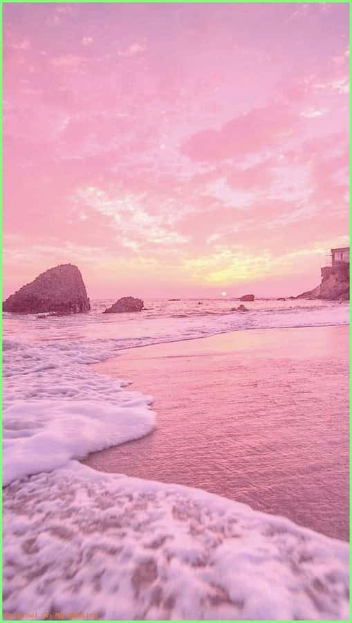 A Beautiful Combination Of Soft Pink And Purple Wallpaper