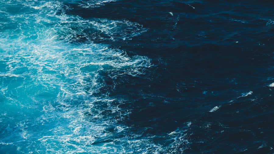 A Beautiful Landscape Of The Sea And Sky On A Sunny Day Wallpaper