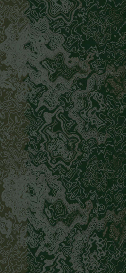 A Black And Green Wallpaper With Swirls Wallpaper
