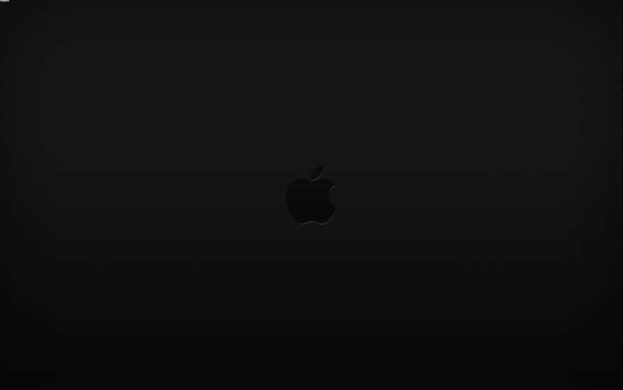 A Black Background With An Apple Logo Wallpaper