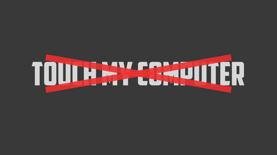 A Black Background With The Words'twist My Computer' Wallpaper