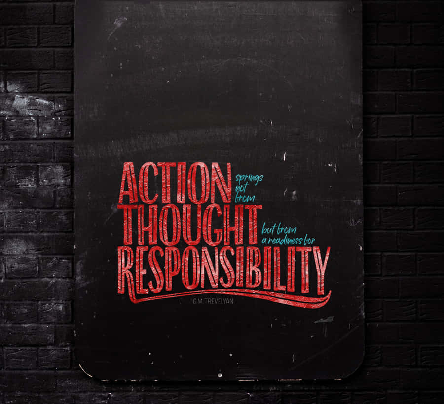 A Blackboard With A Quote On It Wallpaper