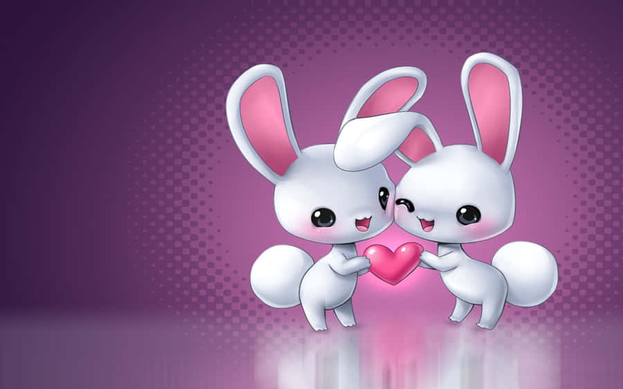 A Bright And Happy Winter Scene Wallpaper