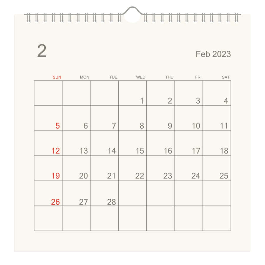 A Calendar With A Date On It Wallpaper