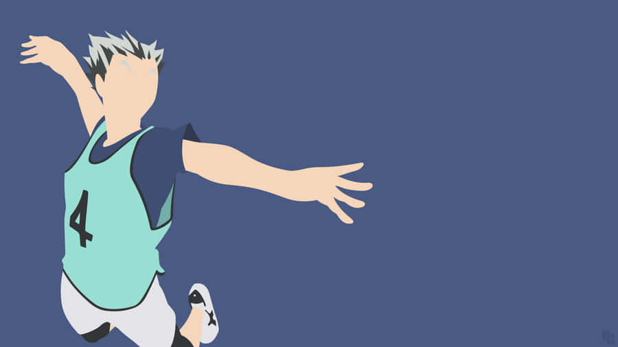 A Cartoon Character Is Catching A Ball Wallpaper