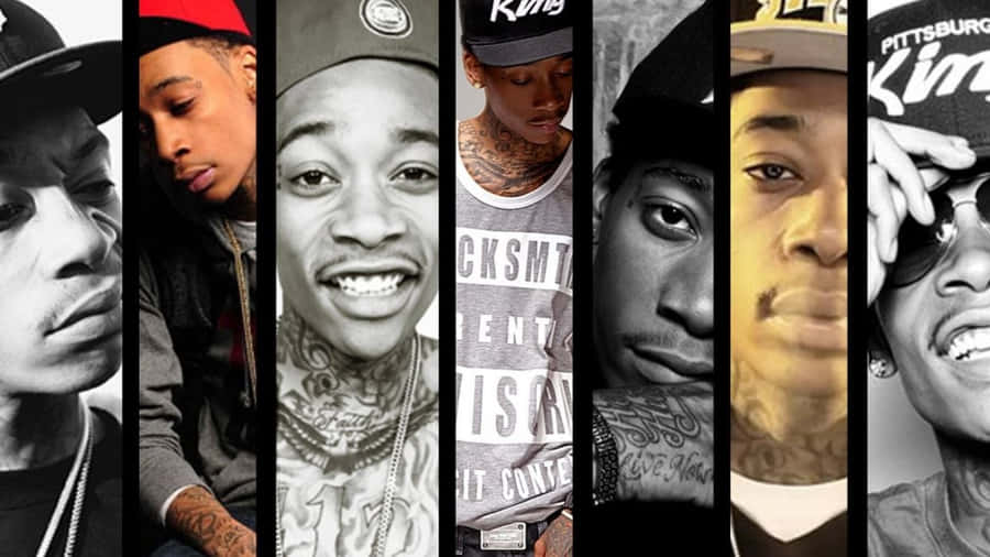 A Collage Of Different Men Wearing Hats Wallpaper