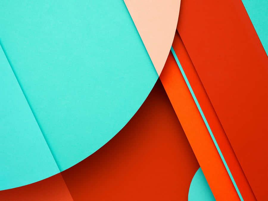 A Colorful Background With A Circular Shape Wallpaper