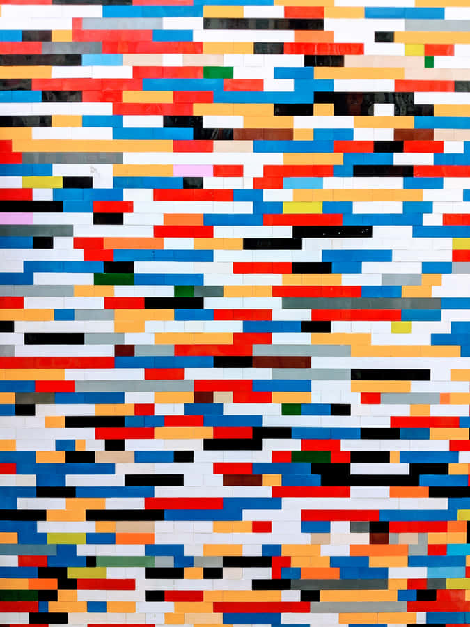 A Colorful Painting With A Lot Of Different Colors Wallpaper