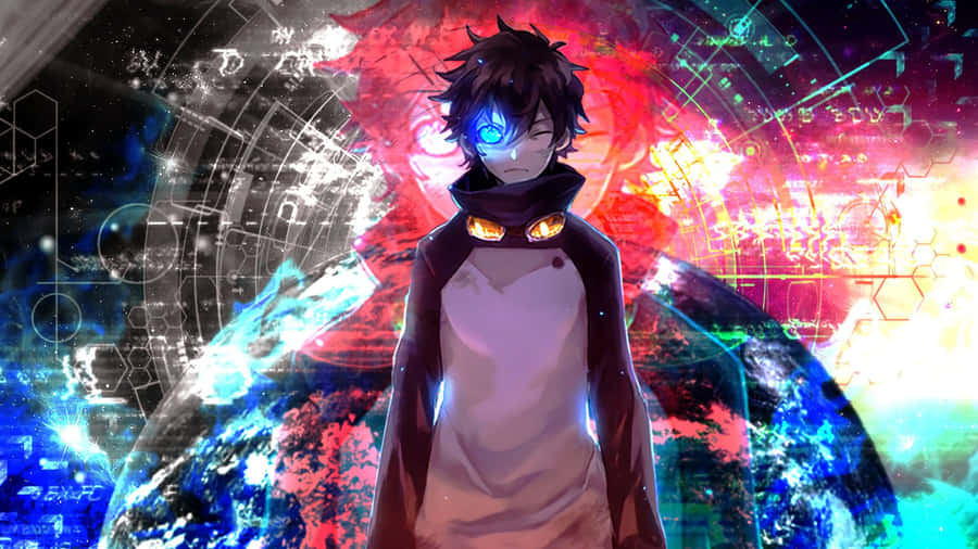 A Cool Anime Character Looking Confident And Ready For Their Next Adventure. Wallpaper