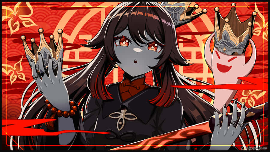 A Creative Fan's Anime Artwork Wallpaper