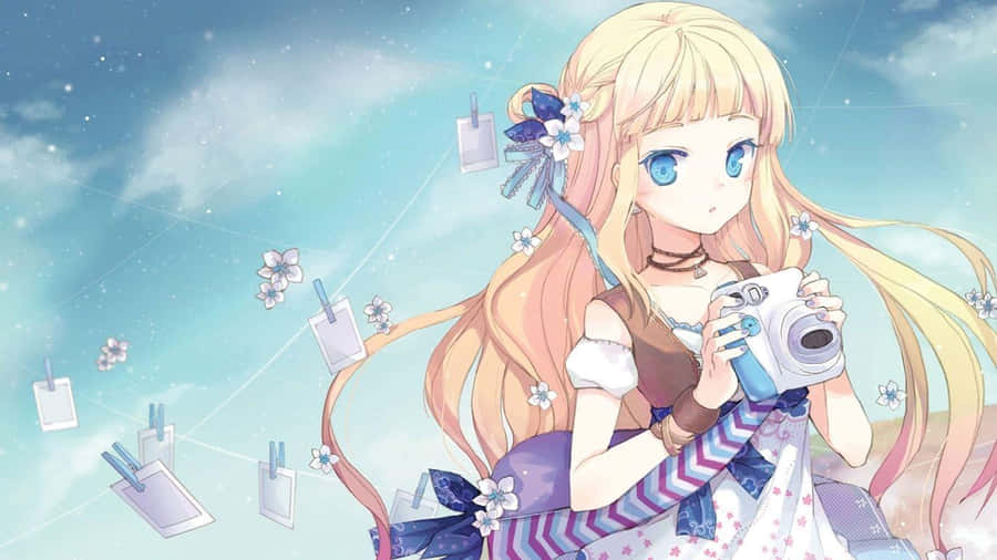 A Cute Aesthetic Anime Desktop Wallpaper