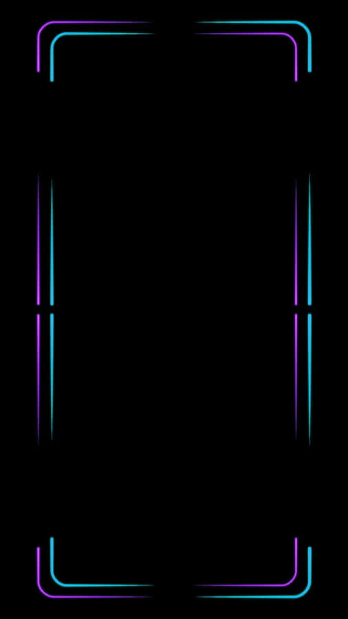 A Dreamy Mix Of Blue And Pink Neon Lights. Wallpaper