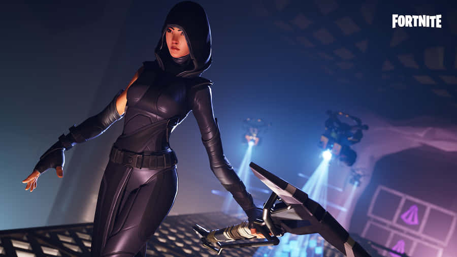 A Gamer's Haven: Enjoy The Thrill Of Fortnite With A 1366x768 Resolution Wallpaper