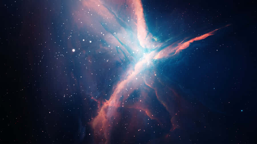 A Glimpse Into The Vibrant Space Nebula Wallpaper