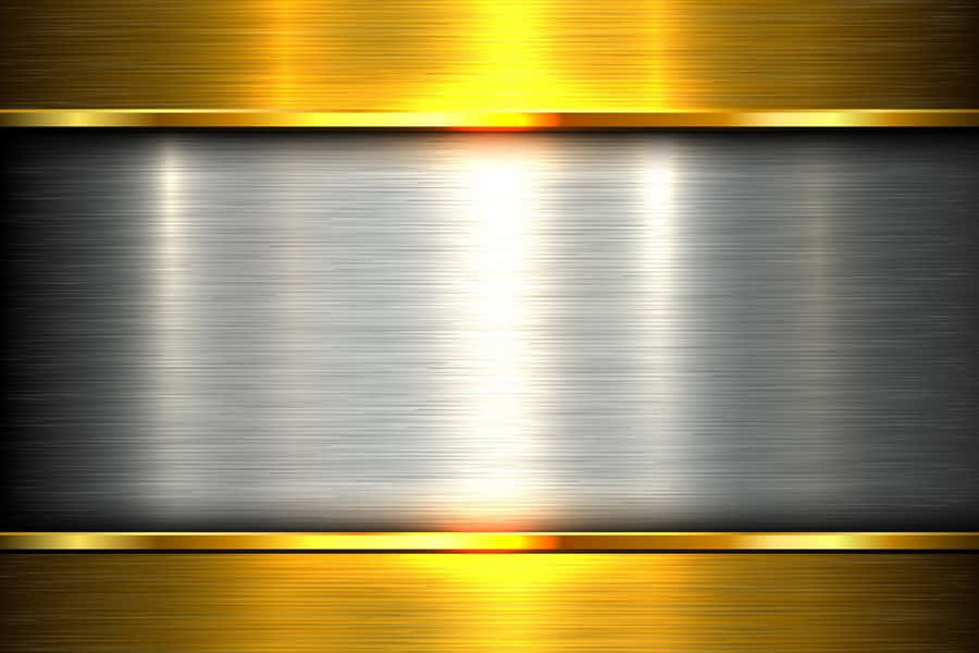 A Gorgeous Solid Color Wallpaper With A Beautiful Tone Of Metallic Gold Wallpaper