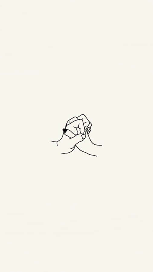 A Hand Holding A Hand Wallpaper