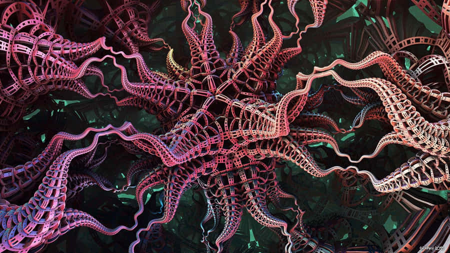 A Kaleidoscope Of Dazzling Colors - Fractal Art Wallpaper