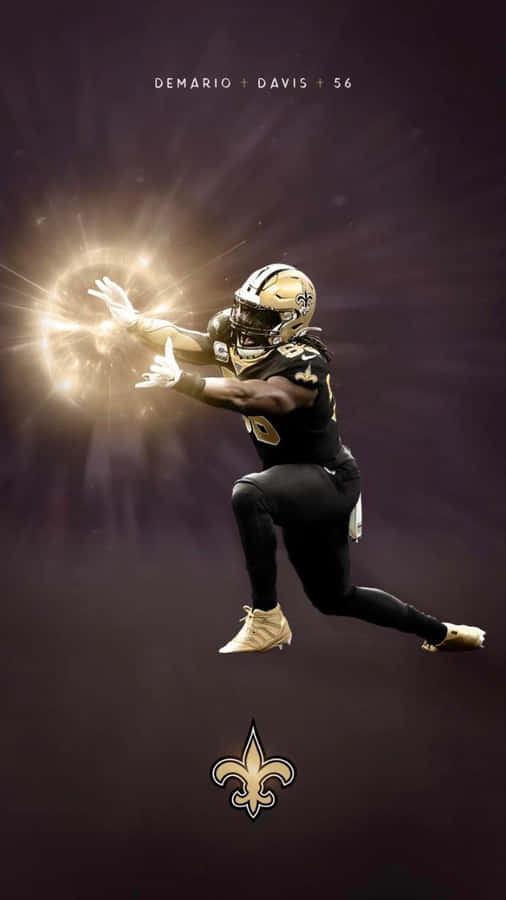 A Loyal Fan Of The New Orleans Saints Wallpaper