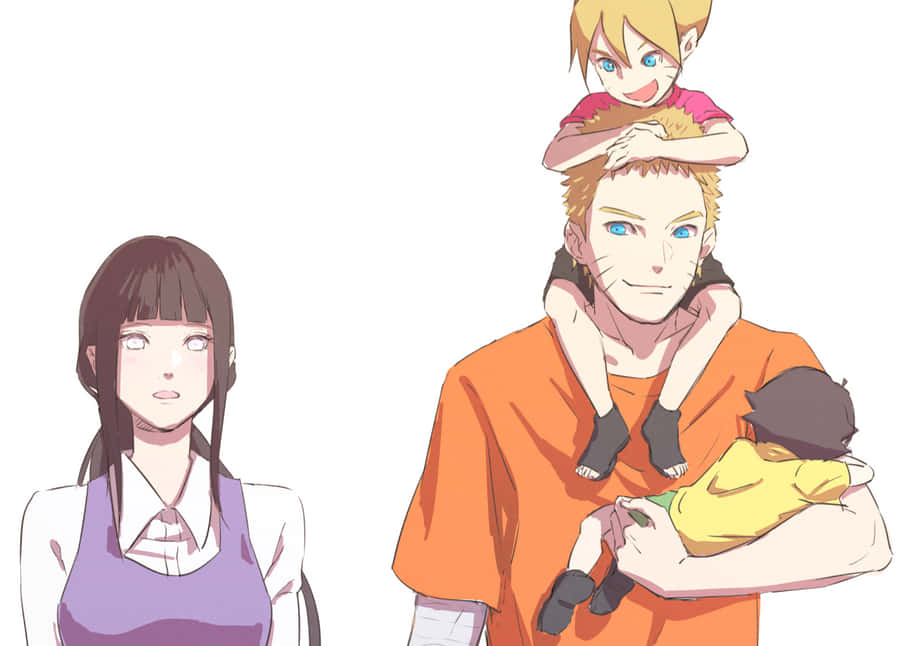 A Man And Woman Are Holding A Child Wallpaper