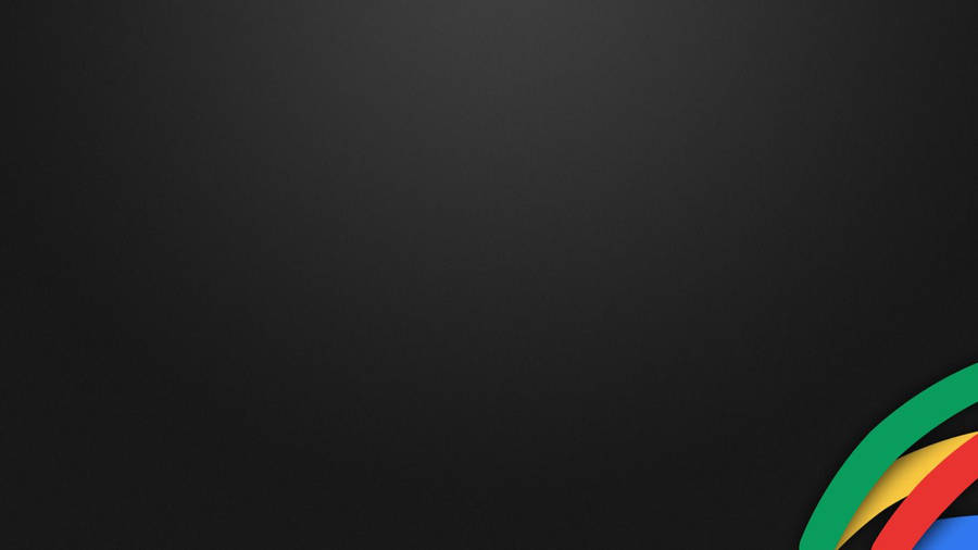 A Minimalist Background Of Google Colors Wallpaper