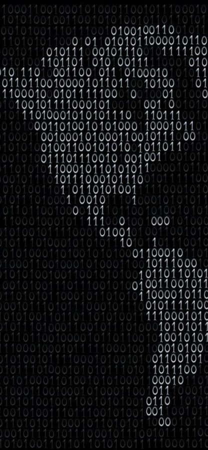 A Modern Tech-savvy Coder Coding On A Sleek Iphone Screen. Wallpaper