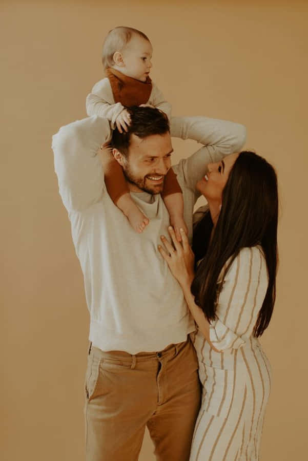 A Moment Of Family Love. Wallpaper