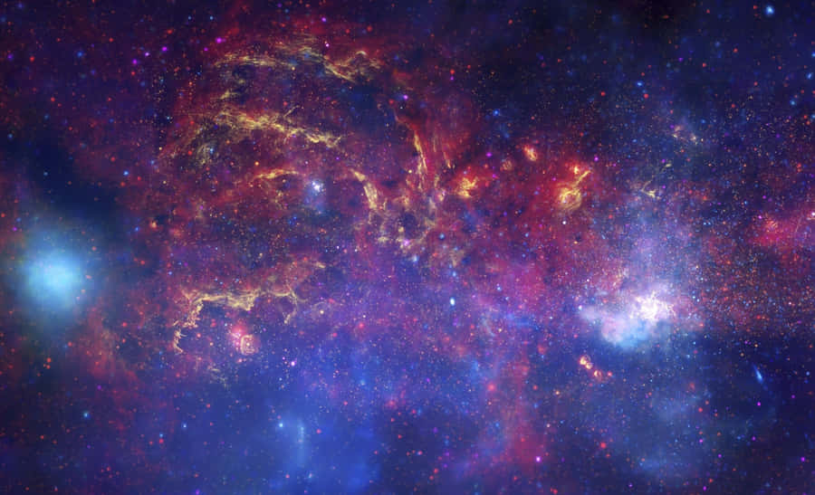 A Mysterious And Beautiful Galaxy Wallpaper