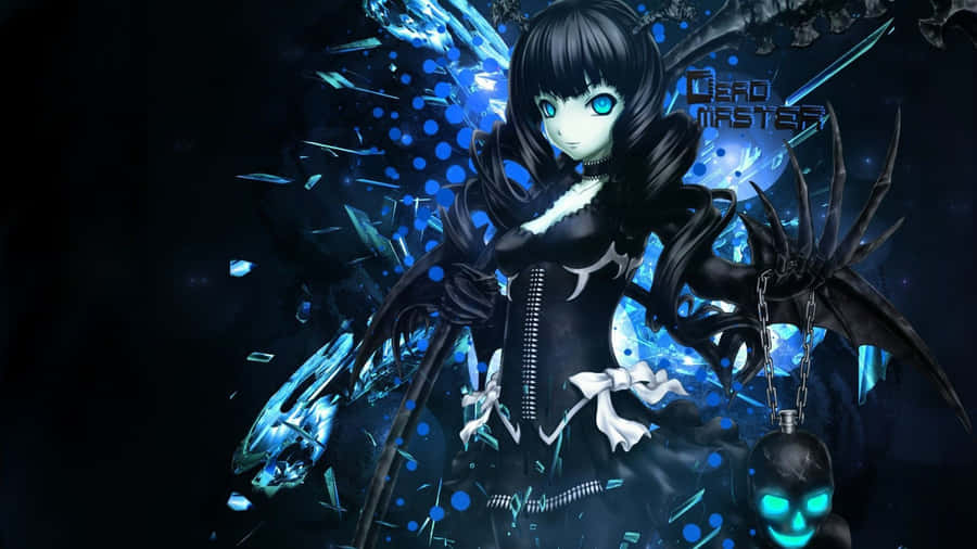 A Mysterious Dark Anime Girl Wallpaper