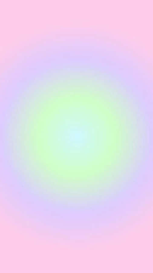 A Pink And Green Background With A Rainbow Wallpaper