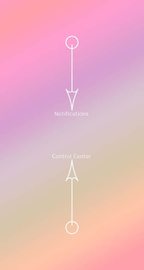 A Pink And Purple Background With A Arrow Pointing To The Right Wallpaper