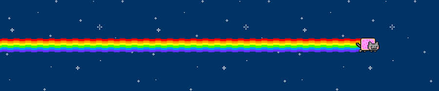 A Rainbow - Colored Pixelated Image Of A Car Wallpaper
