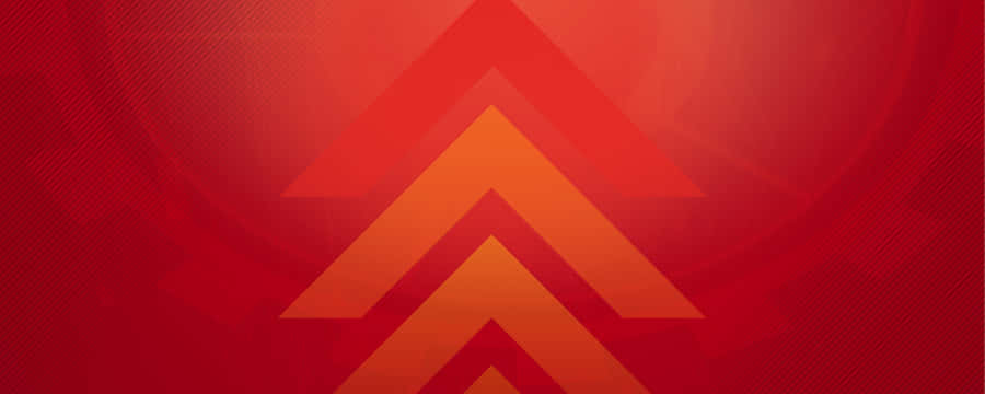 A Red And Orange Arrow Logo Wallpaper
