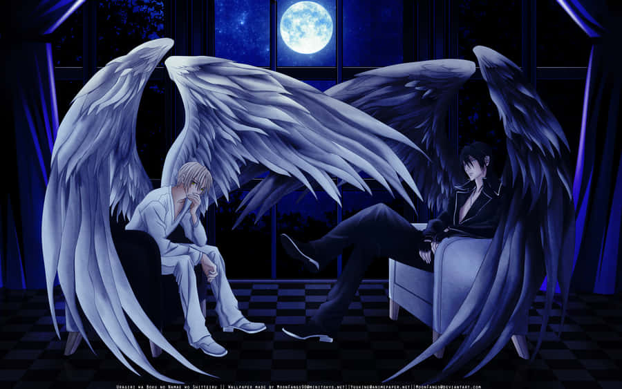 A Scary Encounter With A Horror Anime Boy Wallpaper