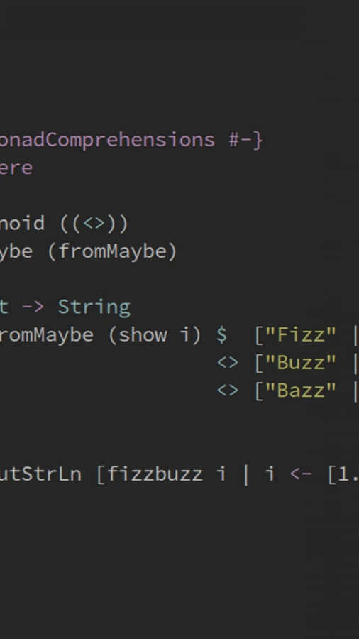 A Screen Showing The Code For A Program Wallpaper