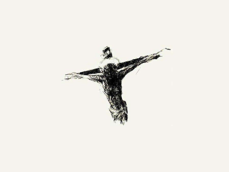 A Spiritual Cross Surrounded In A Peaceful Aesthetic Wallpaper