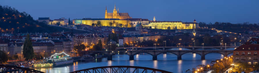 A Stunning Landscape At Dawn Wallpaper