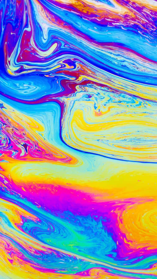 A Vibrant, Rainbow Tie-dye Pattern Wallpaper