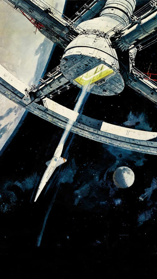 A View Of The Odyssey In Space Wallpaper