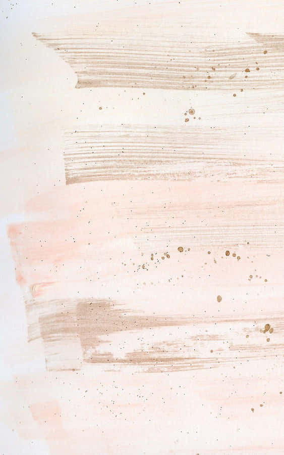 A Watercolor Painting With A Pink And Gold Background Wallpaper