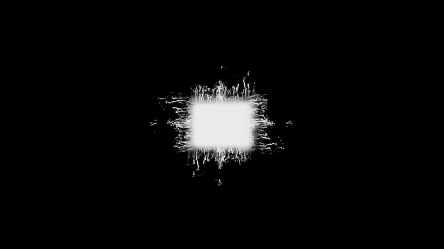 A White Square On A Black Background Wallpaper