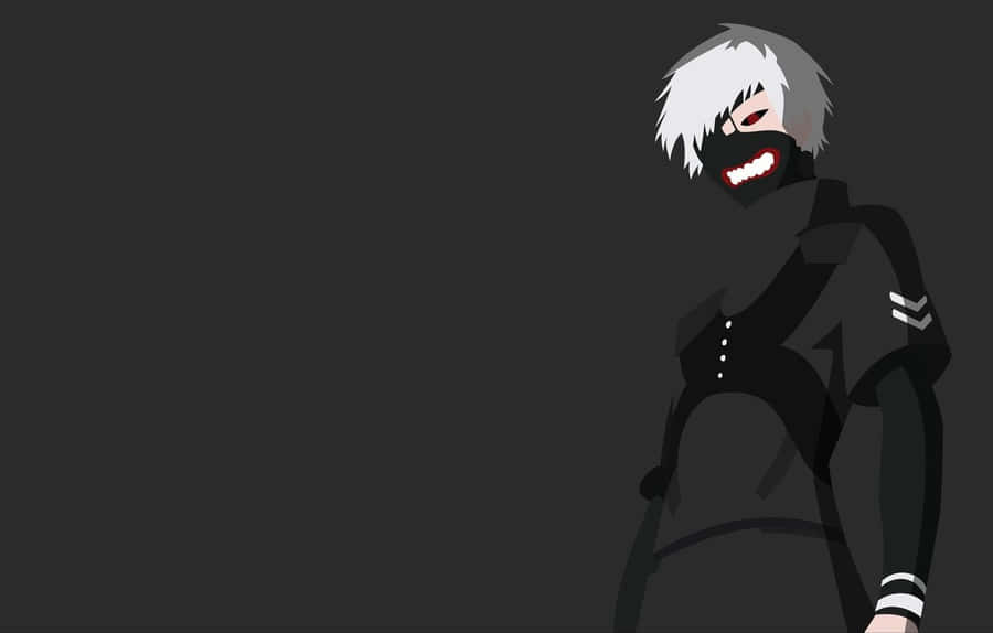 A Young Black Anime Boy Smiling Brightly Wallpaper