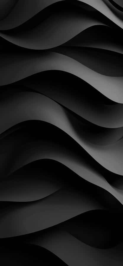 Abstract Black Waves Background Wallpaper